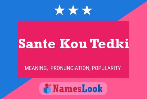 Постер имени Sante Kou Tedki