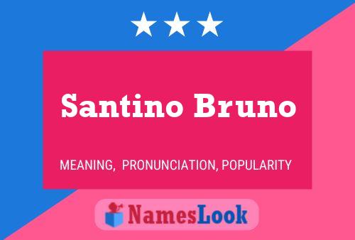 Постер имени Santino Bruno