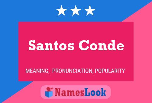 Постер имени Santos Conde