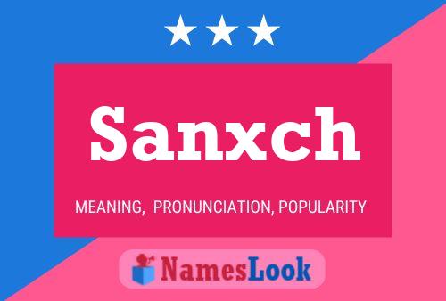 Постер имени Sanxch