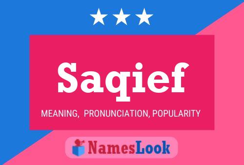 Постер имени Saqief