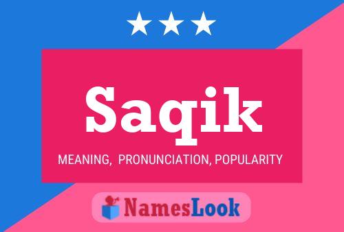 Постер имени Saqik