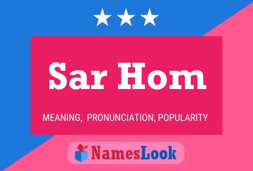 Постер имени Sar Hom