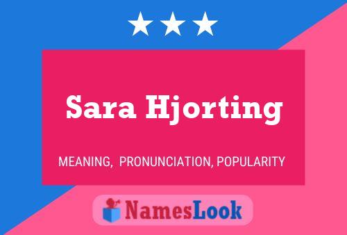 Постер имени Sara Hjorting