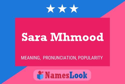 Постер имени Sara Mhmood