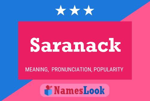 Постер имени Saranack