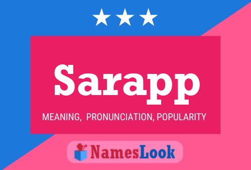 Постер имени Sarapp