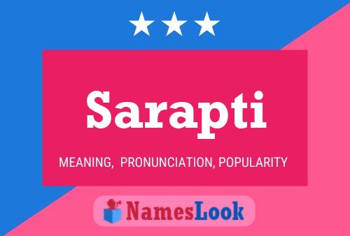 Постер имени Sarapti