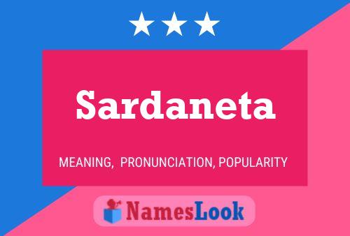 Постер имени Sardaneta