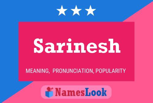 Постер имени Sarinesh