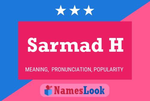 Постер имени Sarmad H