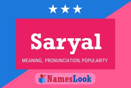 Постер имени Saryal