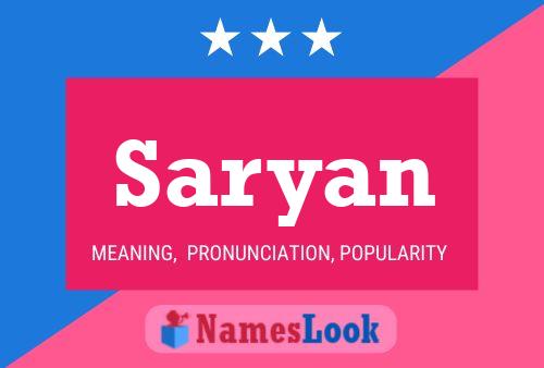 Постер имени Saryan