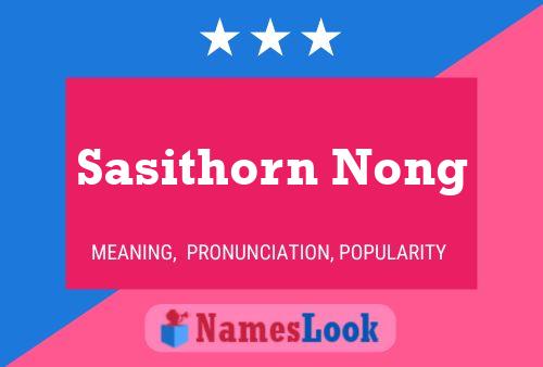 Постер имени Sasithorn Nong