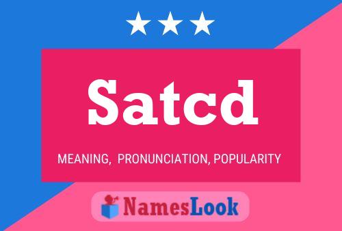 Постер имени Satcd