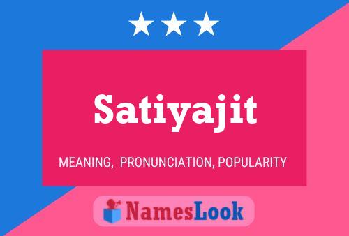 Постер имени Satiyajit