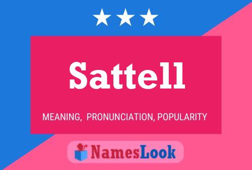 Постер имени Sattell