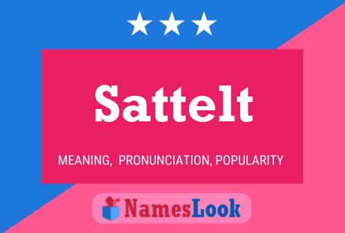 Постер имени Sattelt