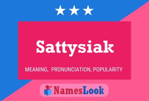 Постер имени Sattysiak