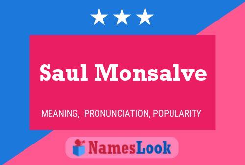 Постер имени Saul Monsalve