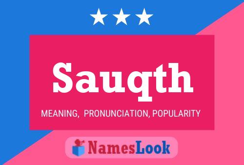 Постер имени Sauqth