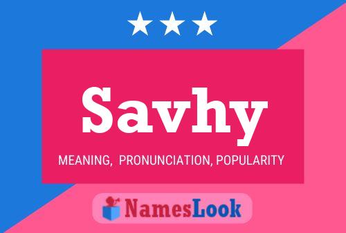 Постер имени Savhy