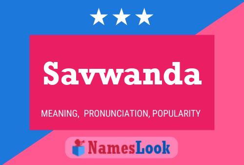 Постер имени Savwanda