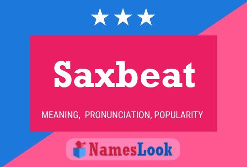 Постер имени Saxbeat