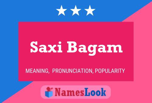 Постер имени Saxi Bagam