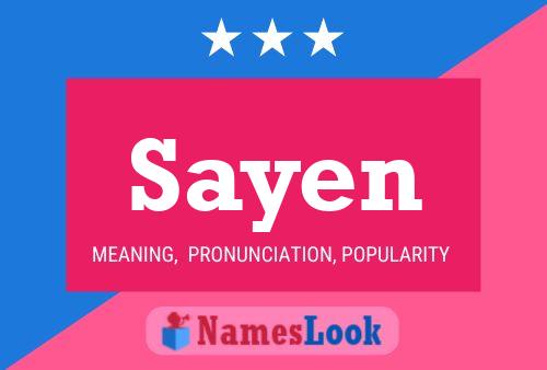 Постер имени Sayen