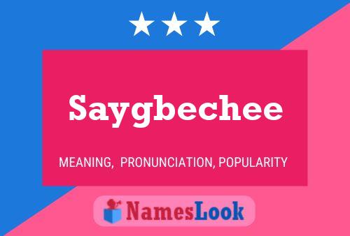 Постер имени Saygbechee