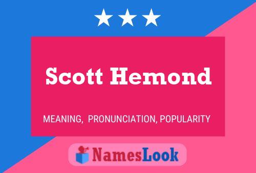 Постер имени Scott Hemond