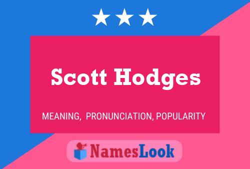 Постер имени Scott Hodges