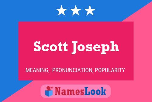 Постер имени Scott Joseph