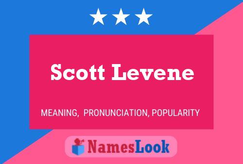 Постер имени Scott Levene