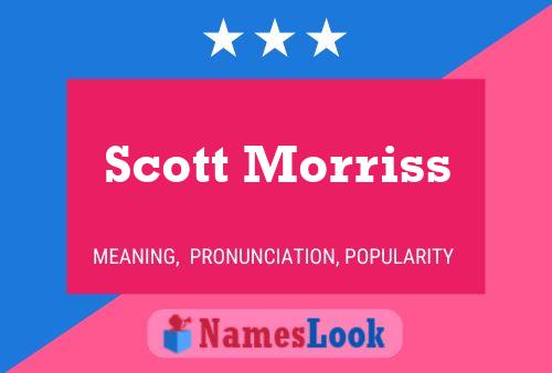 Постер имени Scott Morriss