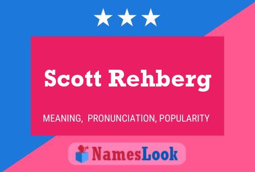 Постер имени Scott Rehberg