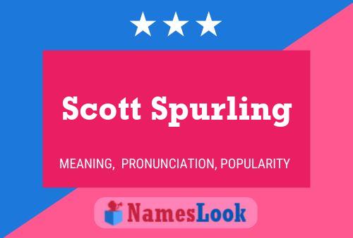 Постер имени Scott Spurling