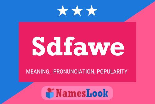 Постер имени Sdfawe