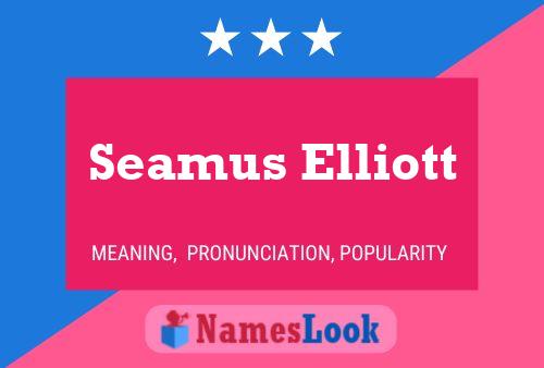 Постер имени Seamus Elliott