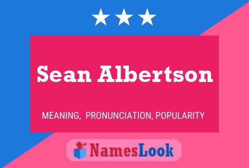 Постер имени Sean Albertson