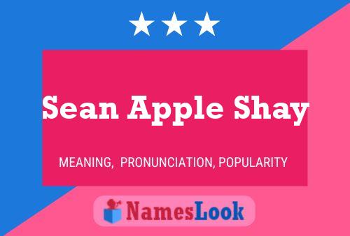 Постер имени Sean Apple Shay