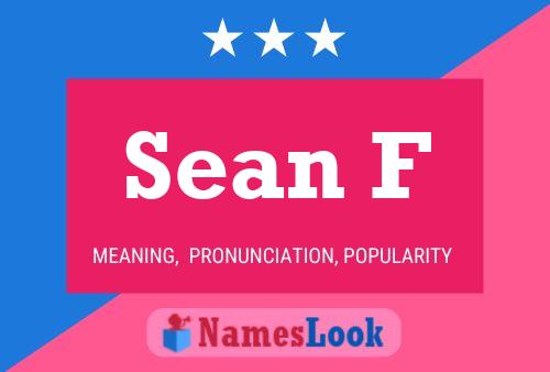 Постер имени Sean F