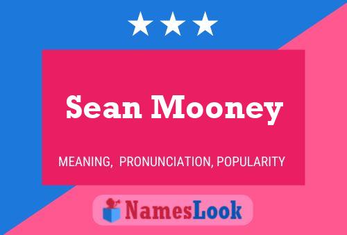 Постер имени Sean Mooney