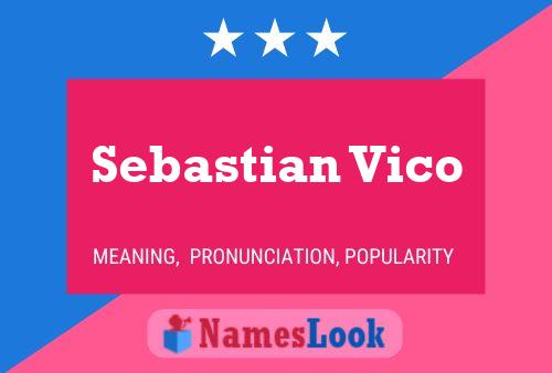 Постер имени Sebastian Vico