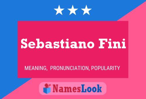 Постер имени Sebastiano Fini