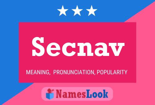 Постер имени Secnav