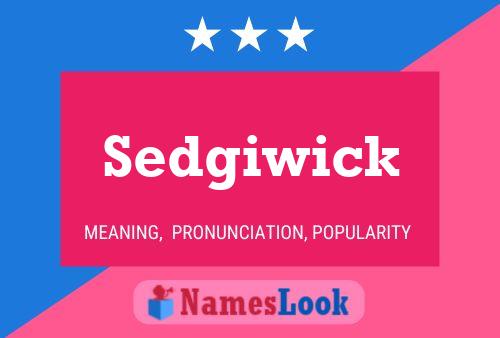 Постер имени Sedgiwick