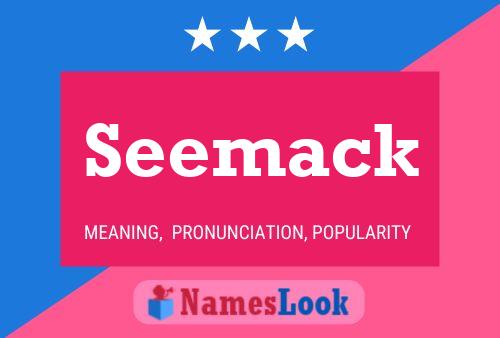 Постер имени Seemack