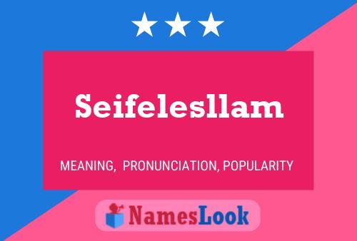 Постер имени Seifelesllam